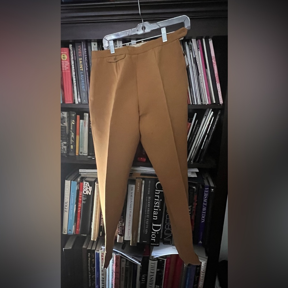 Vintage Bogner Men's Camel Brown Dress Trousers